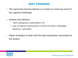 Innovation Platforms for Value Chain Development: Experiences from Ghana and Burkina Faso