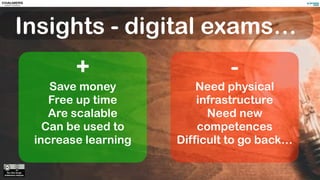Some experiences from evaluating and stress testing digital examination systems Slide 51