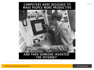 SIVU  http://www.makeuseof.com/tech-fun/computers-designed-people-productive/ 