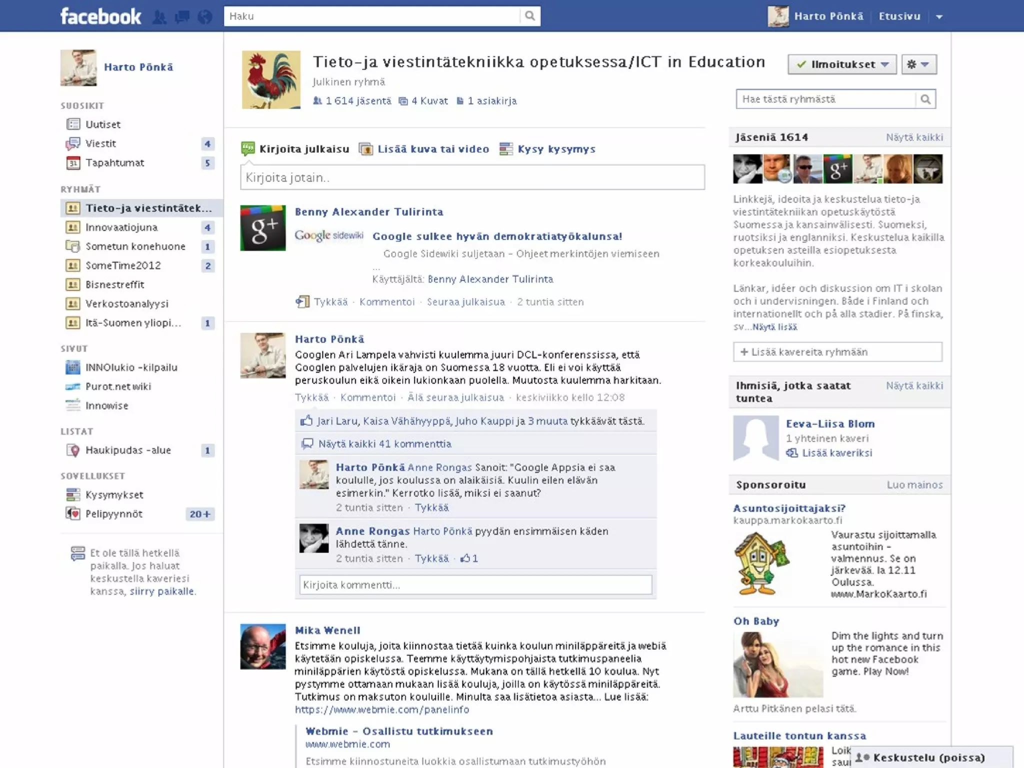 (Suljettu ryhmä, jäsenet voivat lisätä uusia jäseniä)  