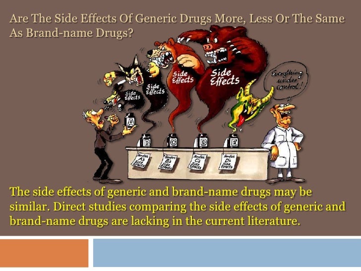 Some Important Facts About Generic Drugs