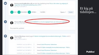 42
Et kig på
tidslinjen…
 