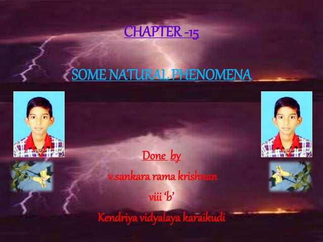 Some Natural Phenomena Ppt Ppsx
