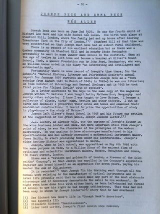 Some notes on Joseph Beck (1829-1891)