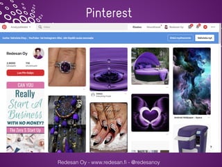 Redesan Oy - www.redesan.fi - @redesanoy
Pinterest
 