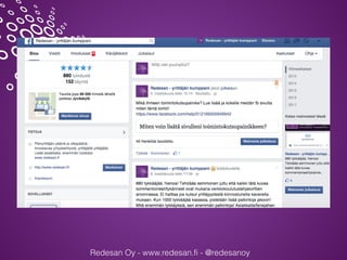 Redesan Oy - www.redesan.fi - @redesanoy
 