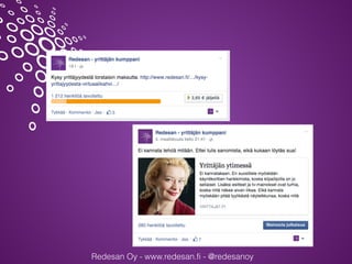 Redesan Oy - www.redesan.fi - @redesanoy
 
