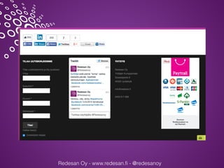 Redesan Oy - www.redesan.fi - @redesanoy
 