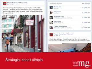 Strategie: keepit simple
 