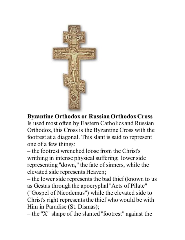 Some of the most important symbols for orthodox christians in the