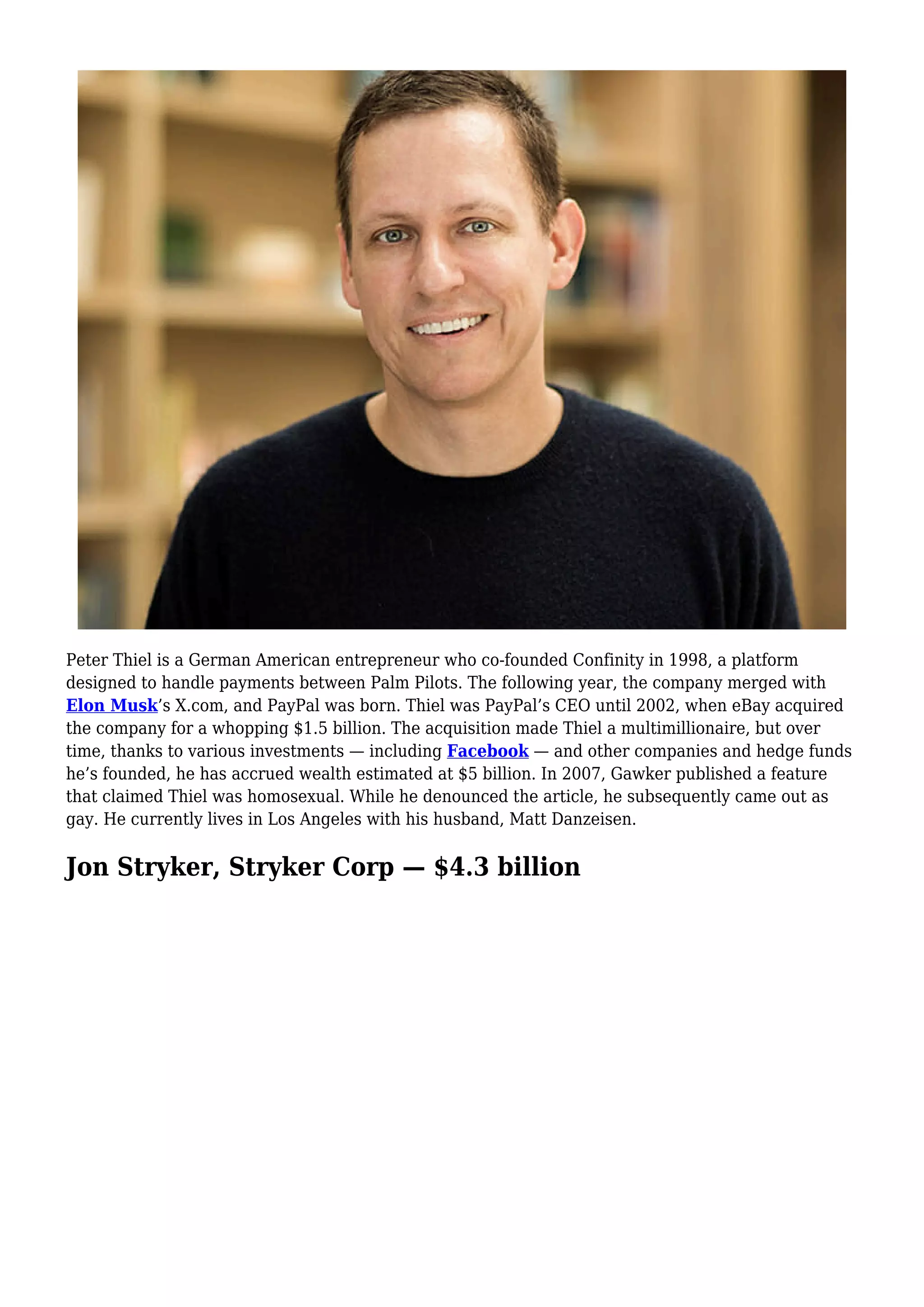Some Of The Richest LGBTQ People In The World | PDF | Celebrity ...