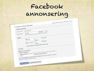 Facebook
annonsering
 