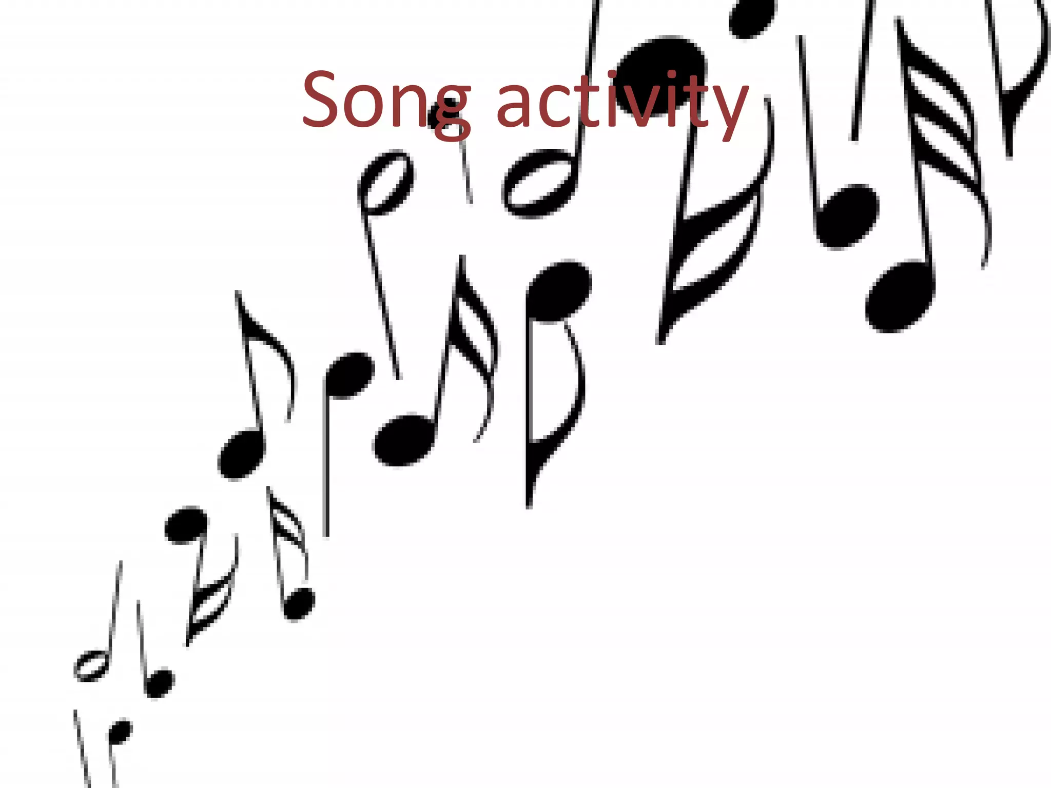 Song activity