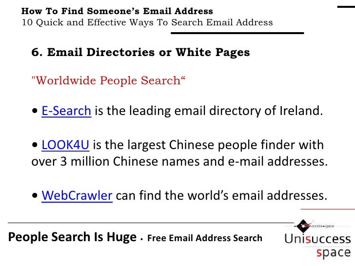 How To Find Someone's Email Address 10 Simple and
