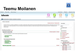 Teemu Moilanen työntekijänä