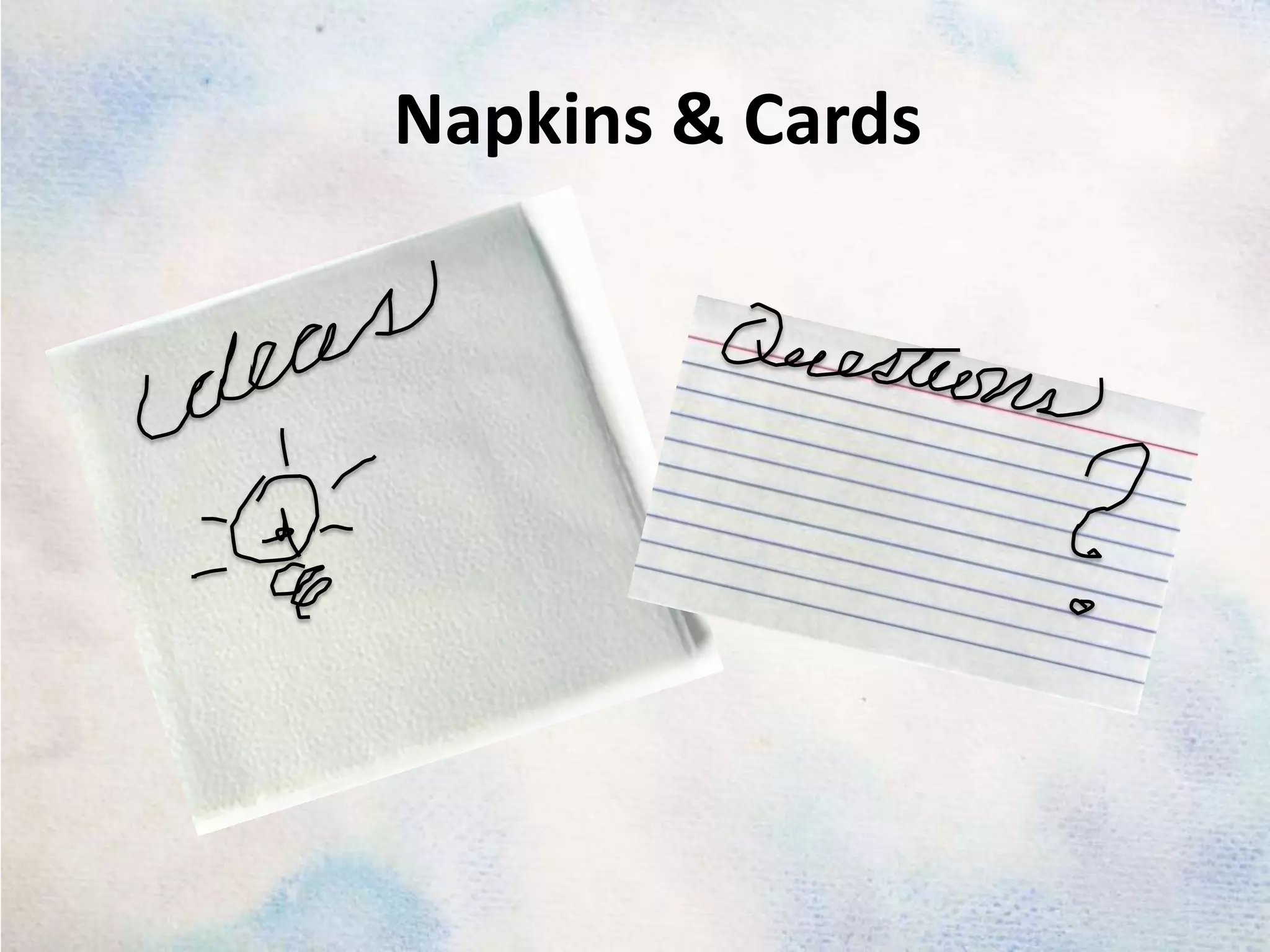 Napkins & Cards