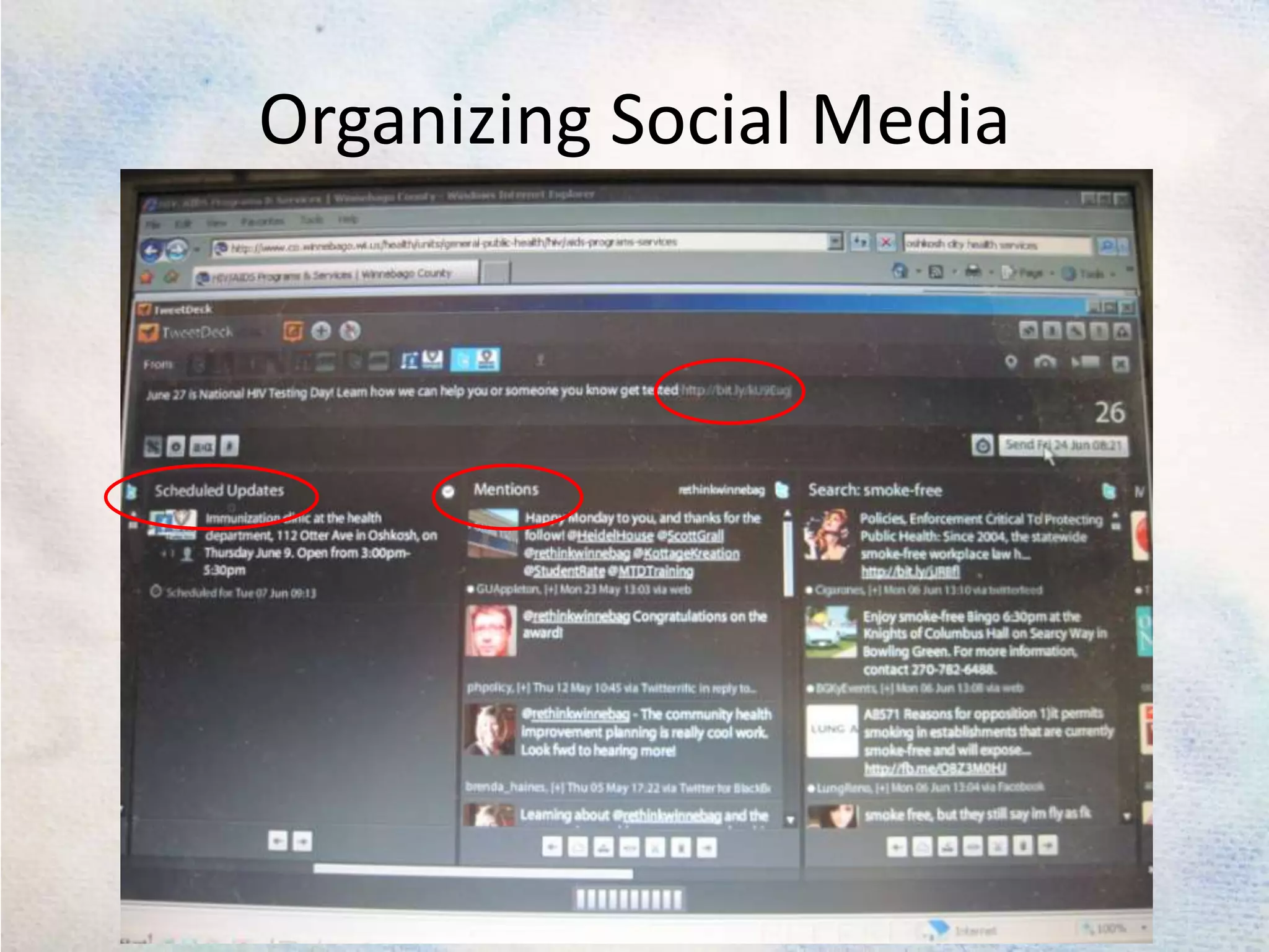 Organizing Social Media