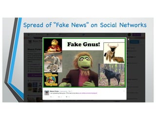 Spread of “Fake News” on Social Networks
 