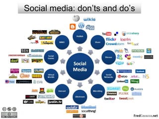 Social media: don’ts and do’s 
 