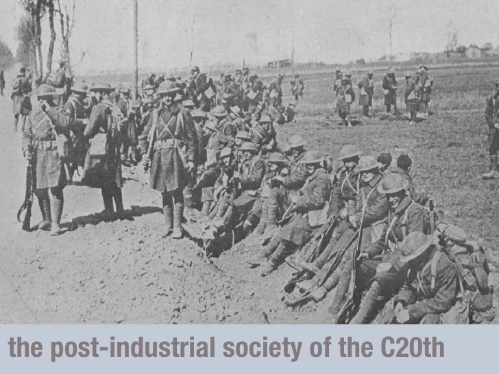 the postindustrial society of the