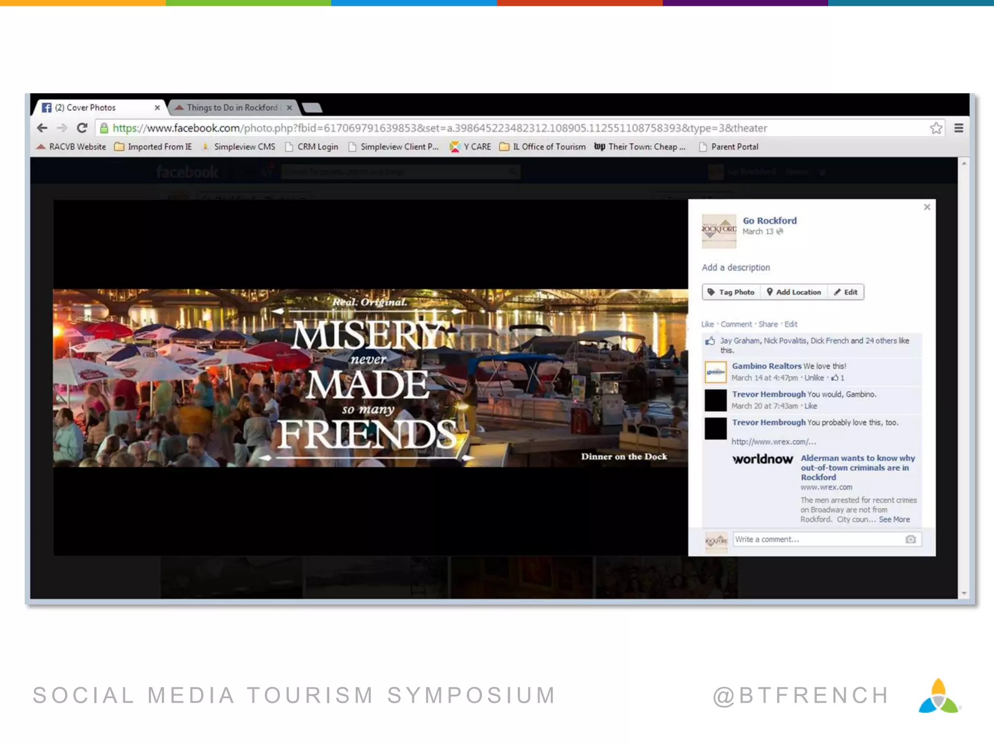 SOCIAL MEDIA TOURISM SYMPOSIUM

@BTFRENCH

 