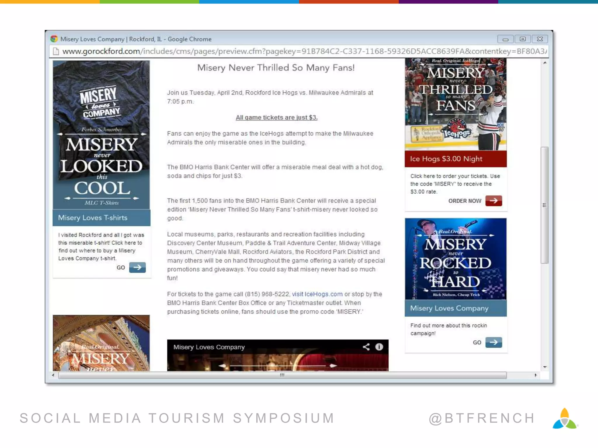 SOCIAL MEDIA TOURISM SYMPOSIUM

@BTFRENCH

 