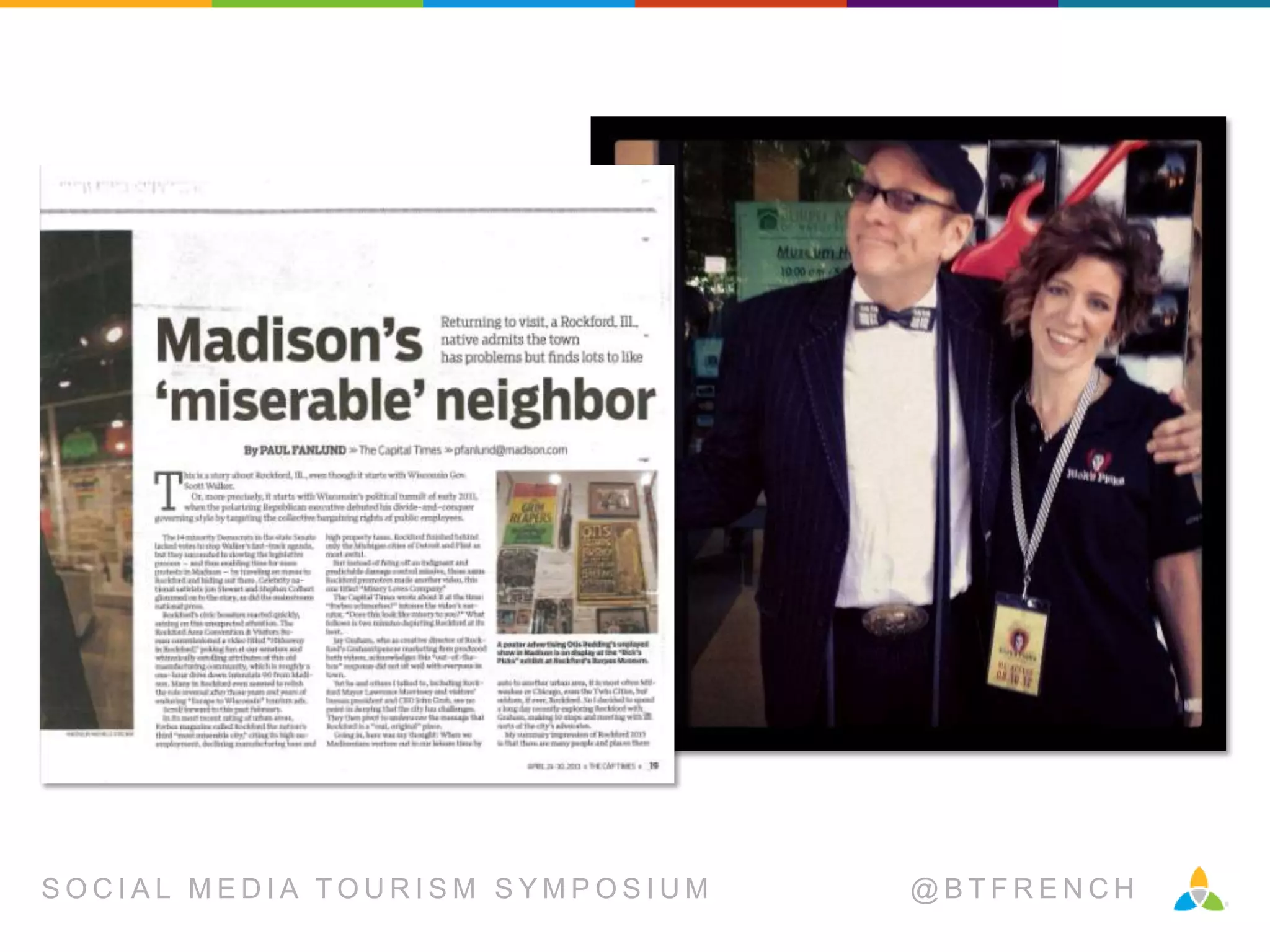 SOCIAL MEDIA TOURISM SYMPOSIUM

@BTFRENCH

 