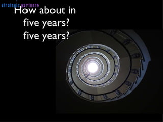 How about in  five years? five years? 