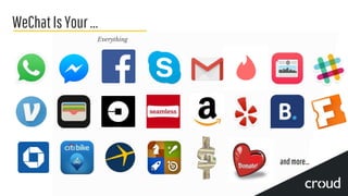 WeChatIsYour...
Everything
andmore...
 