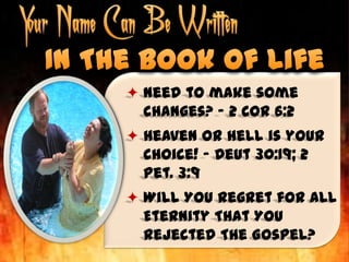 Some Things Those Who Go To Hell Will Not Have To Do