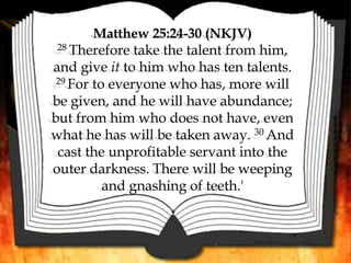 Some Things Those Who Go To Hell Will Not Have To Do