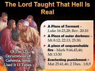 Some Things Those Who Go To Hell Will Not Have To Do