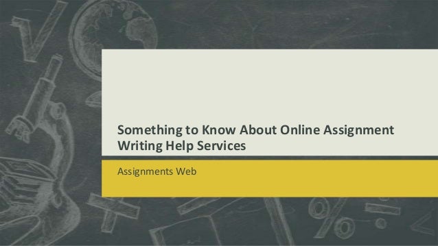 Online assignment writing services Online assignment writing services