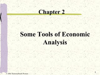 Some Tools of Economic Analysis ,[object Object],© 2006 Thomson/South-Western 