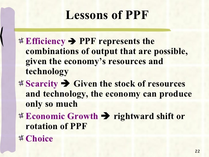 Some Tools Of Economic Analysis