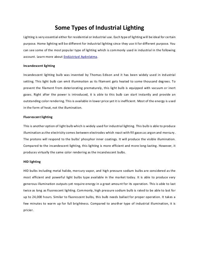 Some Types of Industrial Lighting.pdf