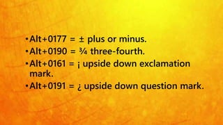 uncommon shortcuts in windows | PPTX