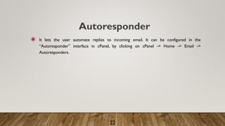 Some useful c panel terms