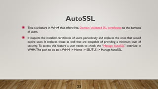 Some useful c panel terms