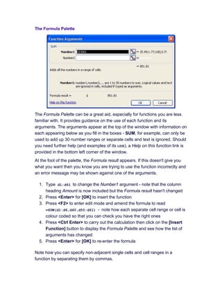 functions_in_microsoft_excel_2003 | PDF