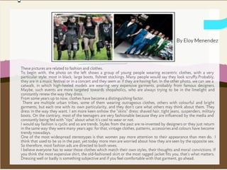 Some useful guidelines for picture description