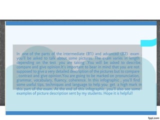 Some useful guidelines for picture description