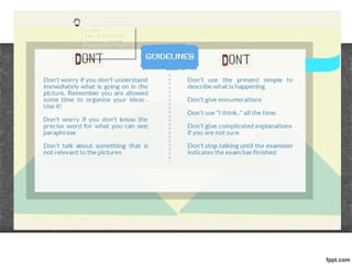 Some useful guidelines for picture description