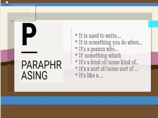 Some useful guidelines for picture description