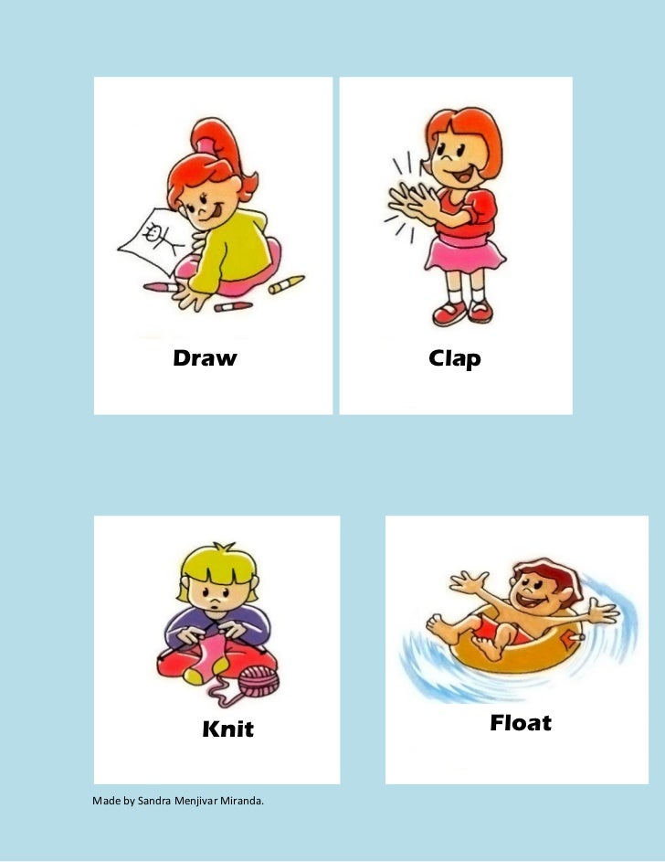 Some verbs pictures
