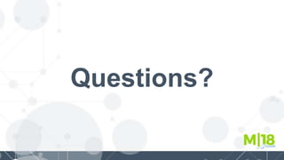 Questions?
 