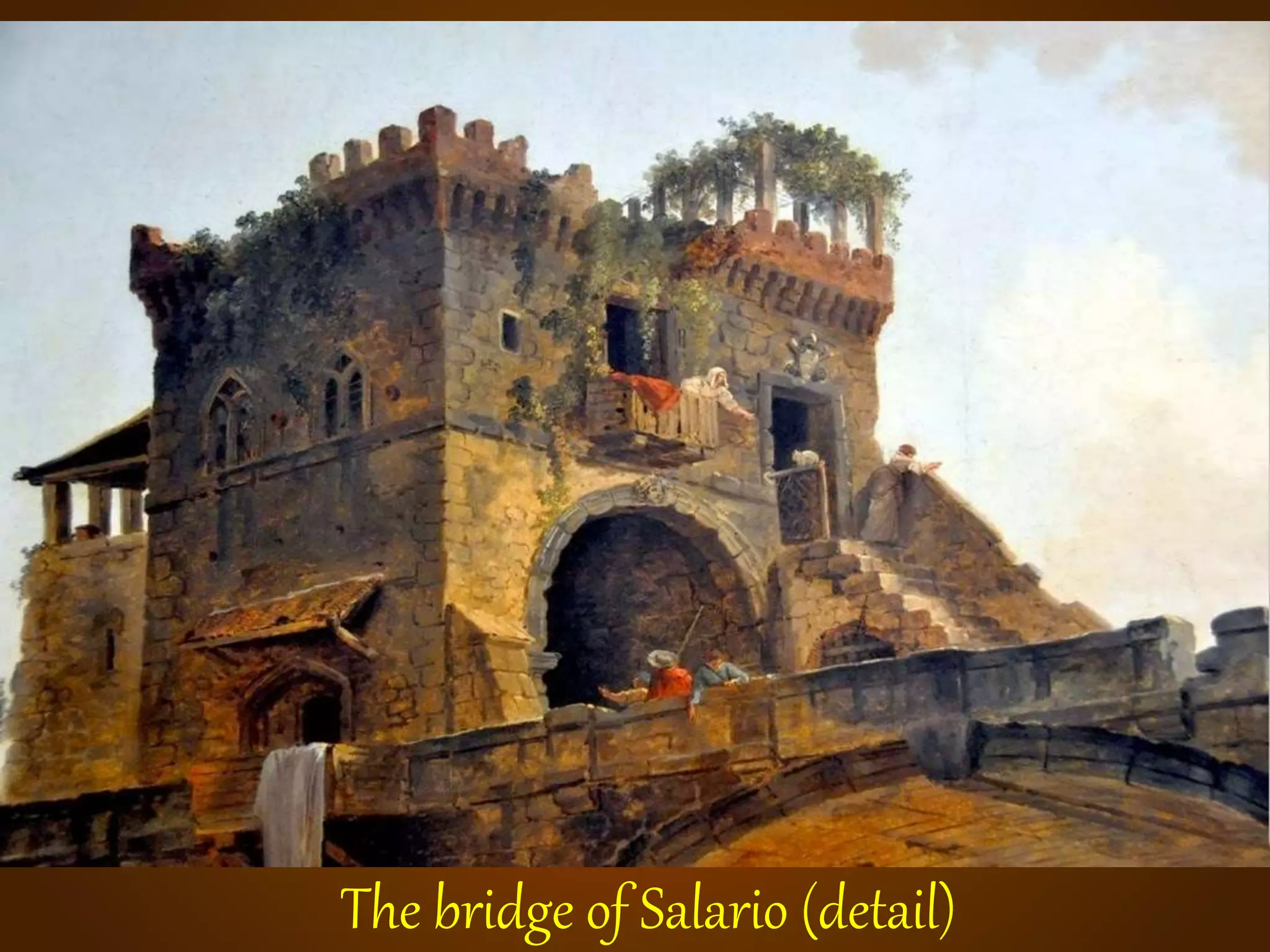 The bridge of Salario (detail)
 