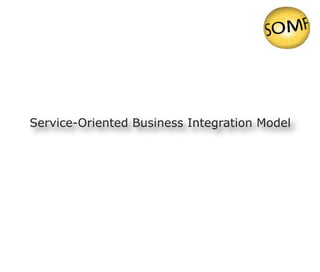 Service-Oriented Business Integration Model
 