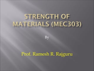 By
Prof. Ramesh R. Rajguru
 