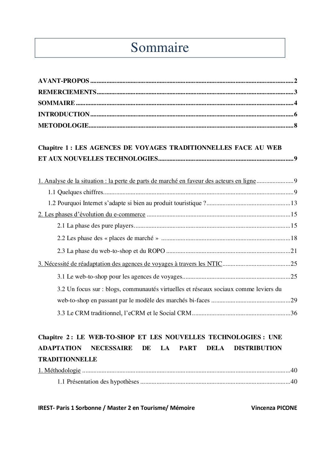 Sommaire